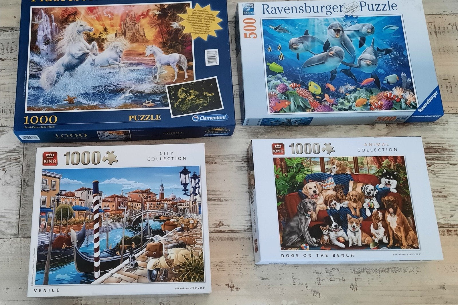 puzzels, Ophalen, 500 t/m 1500 stukjes, Zo goed als nieuw