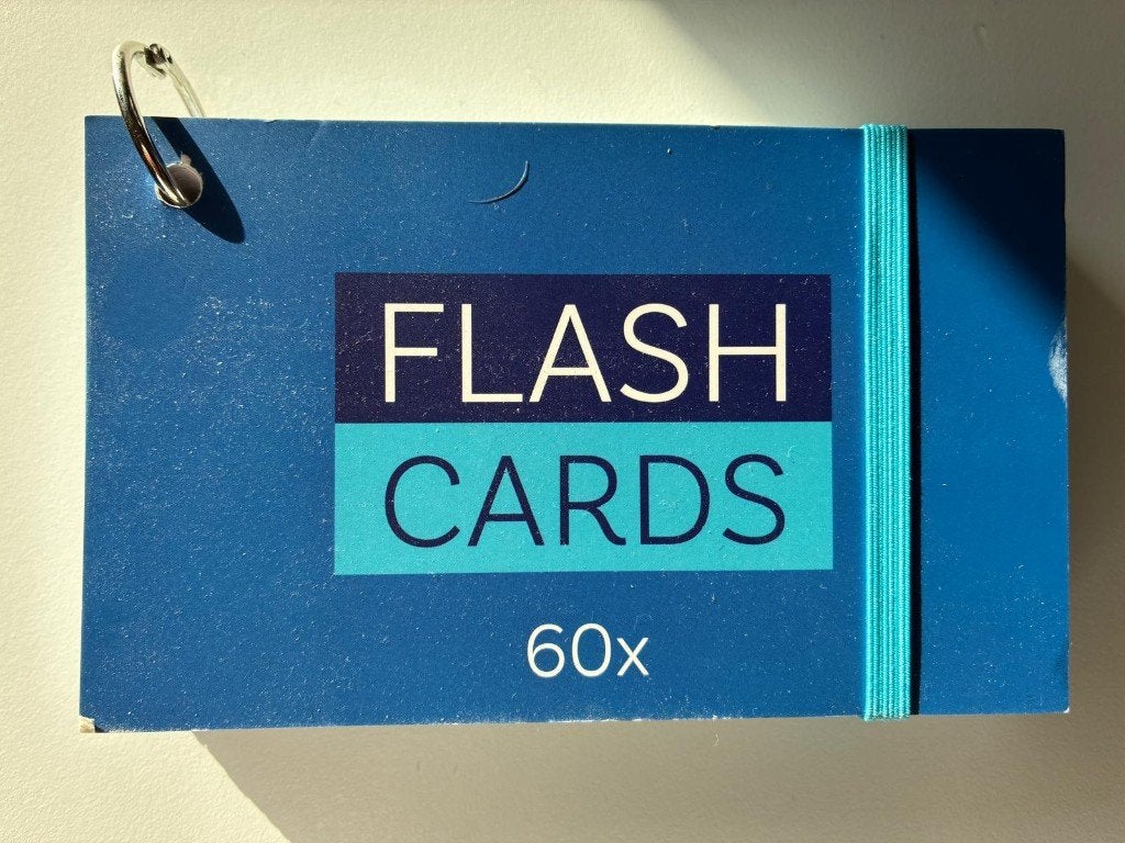 Flash cards 60x, Ophalen of Verzenden, Nieuw, Overige niveaus, Overige vakken
