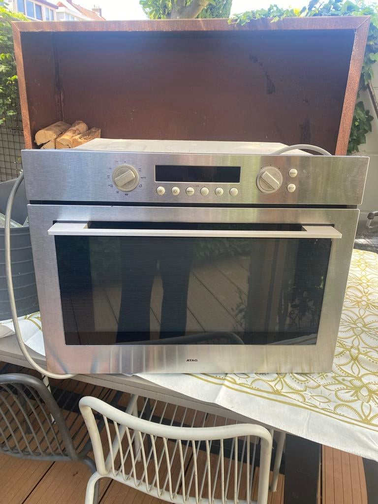 ATAG Inbouw Oven (Magnetron defect, oven werkt), Witgoed en Apparatuur, Ovens, Ophalen, Oven, 60 cm of meer, Inbouw