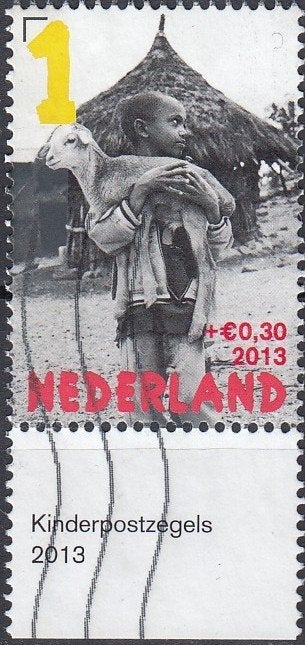Nederland 9.28.4- 2013- Kinderzegel 2 -NVPH-3107-F- G, Verzenden, Na 1940, Gestempeld