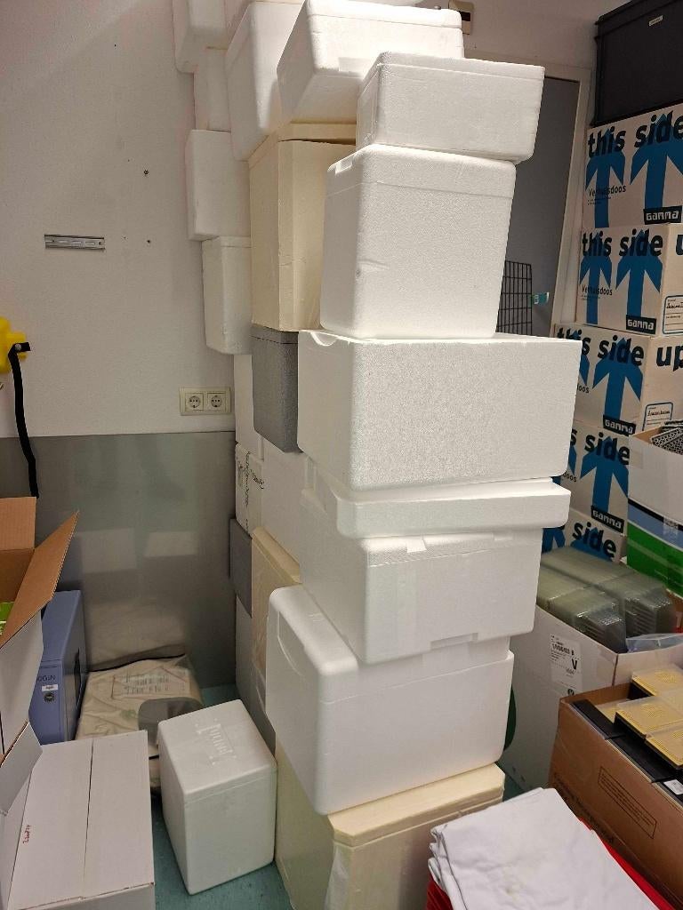 Styrofoam dozen, Ophalen, Overige materialen, Minder dan 4 cm, Minder dan 5 m²