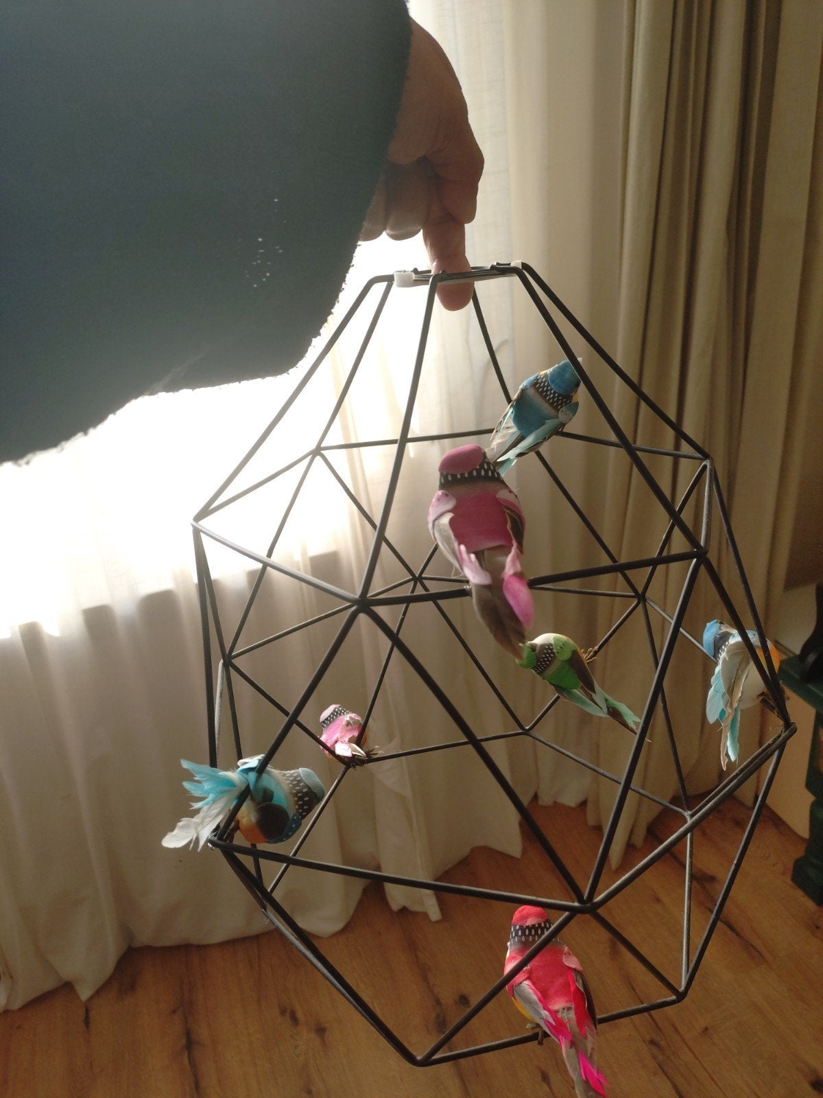 Lampenkap Ikea Brunsta, Zwart, 32 cm, Zo goed als nieuw, Overige vormen