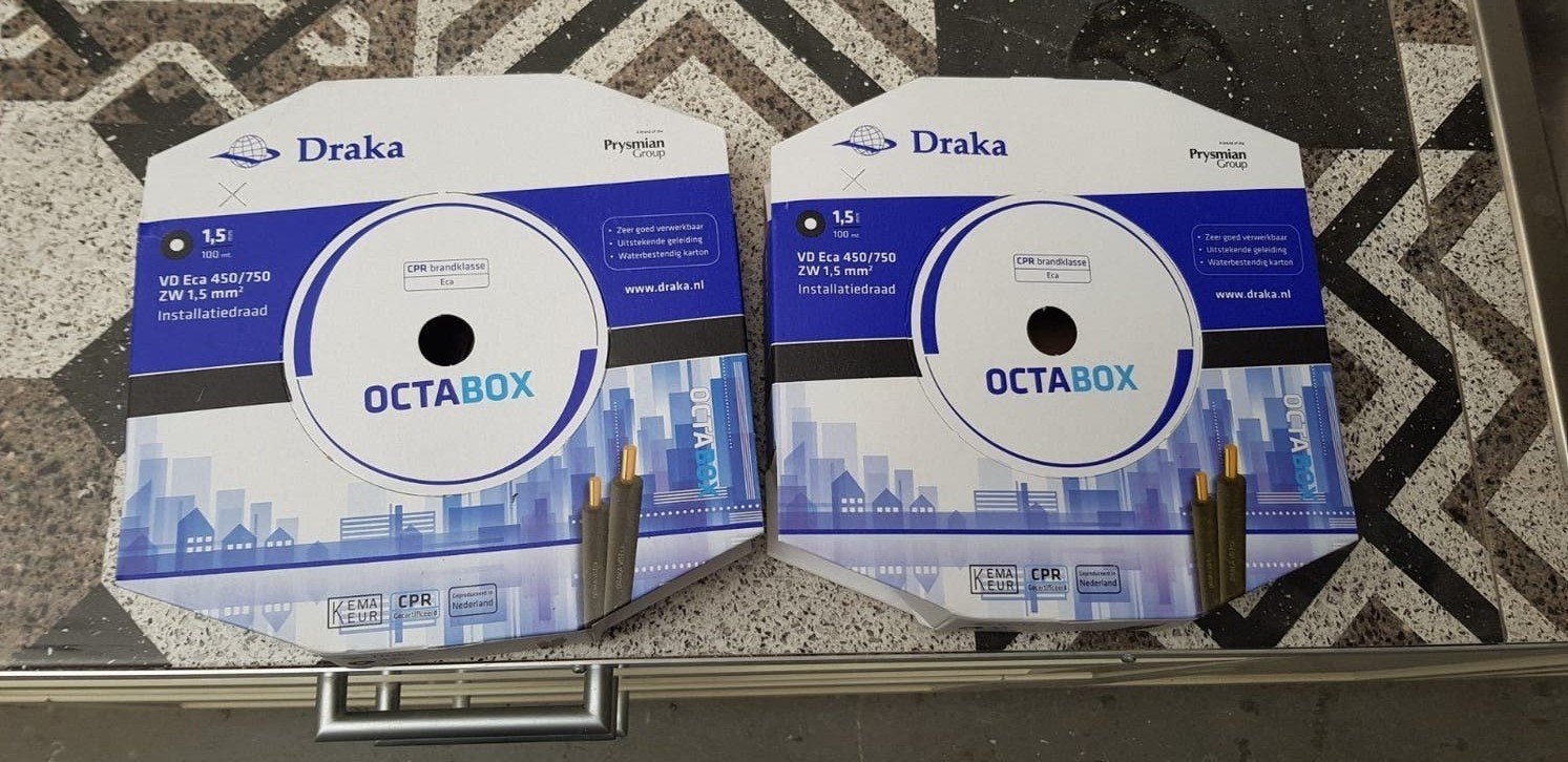 installatiedraad zwart, Ophalen, Nieuw