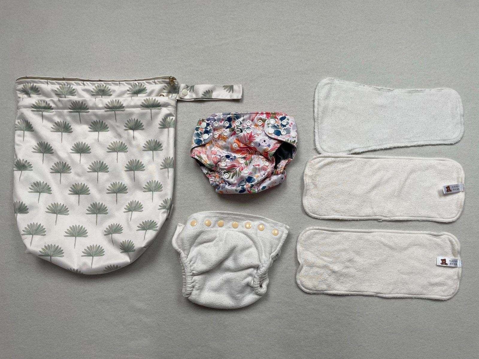 Starterset wasbare luiers – Bear & Boho, Hu-da & HappyBear, Ophalen of Verzenden, Zo goed als nieuw
