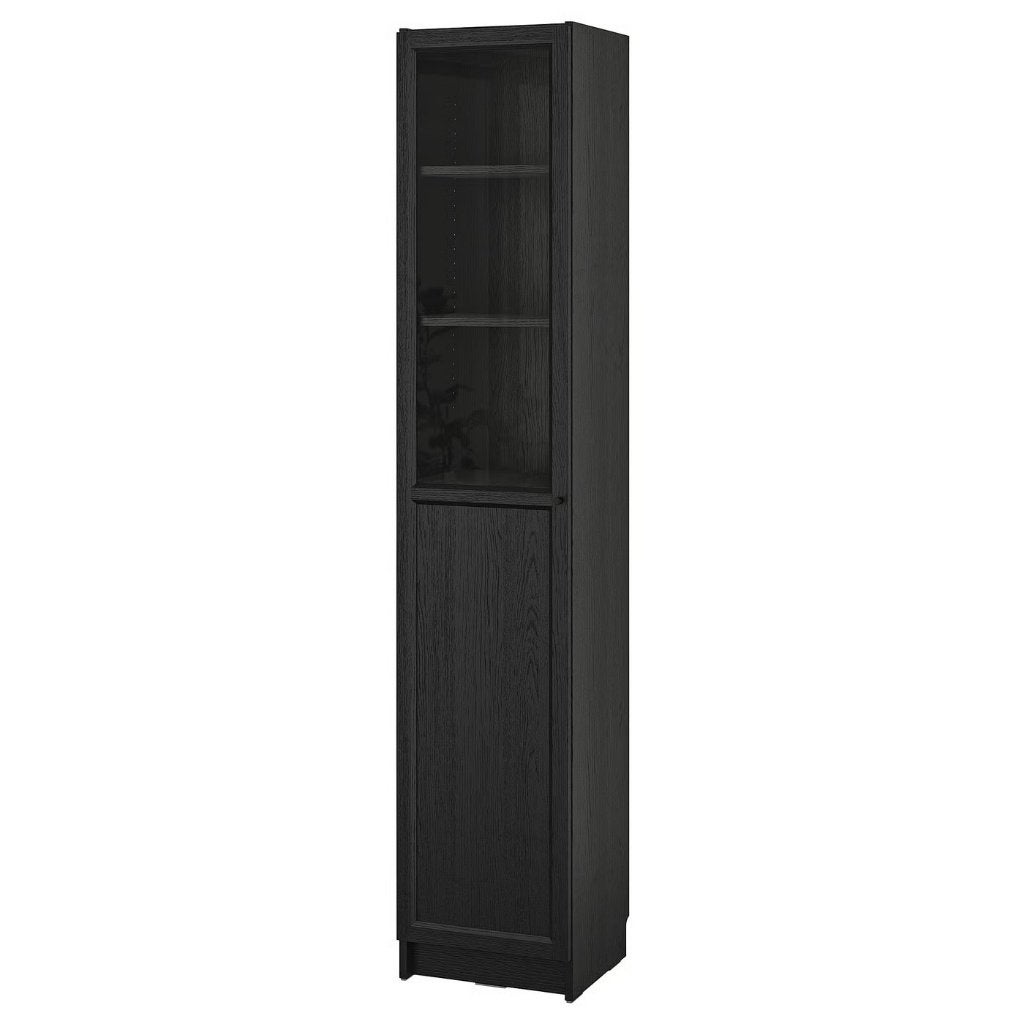 Ikea Billy / Oxberg vitrinekast boekenkast, Ophalen, Minder dan 50 cm, Gebruikt, 200 cm of meer