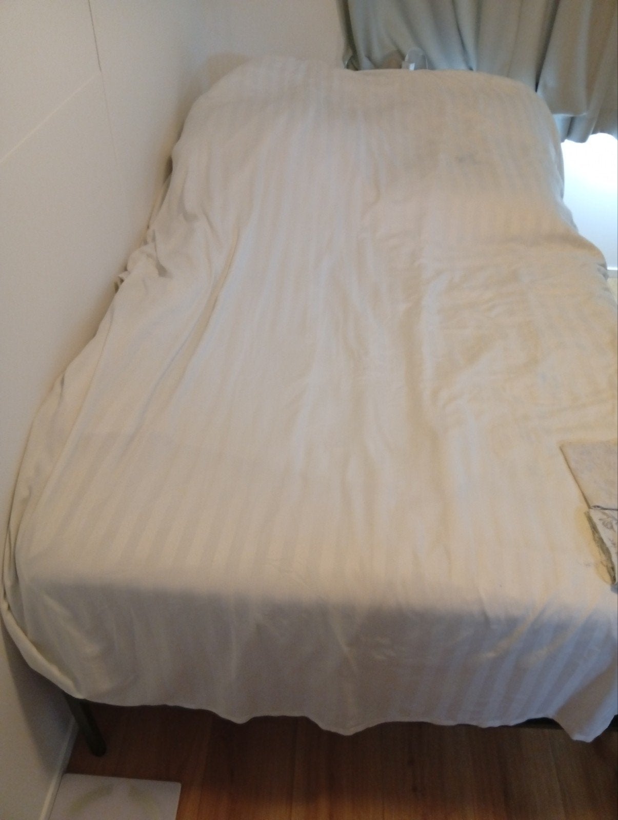Twijfelaar bed 200x100cm, Ophalen, Overige kleuren, Twijfelaar, 200 cm