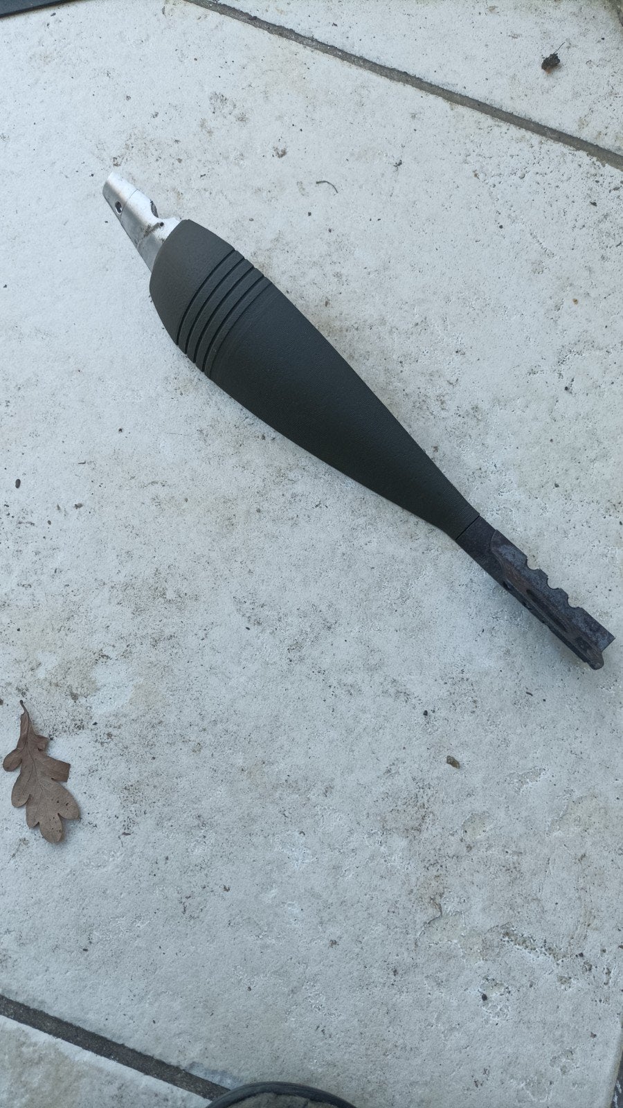 Doorsnede 81mm Mortier granaat US, Verzamelen, Militaria | Tweede Wereldoorlog, Ophalen of Verzenden, Landmacht, Amerika, Hulzen of Bodemvondsten