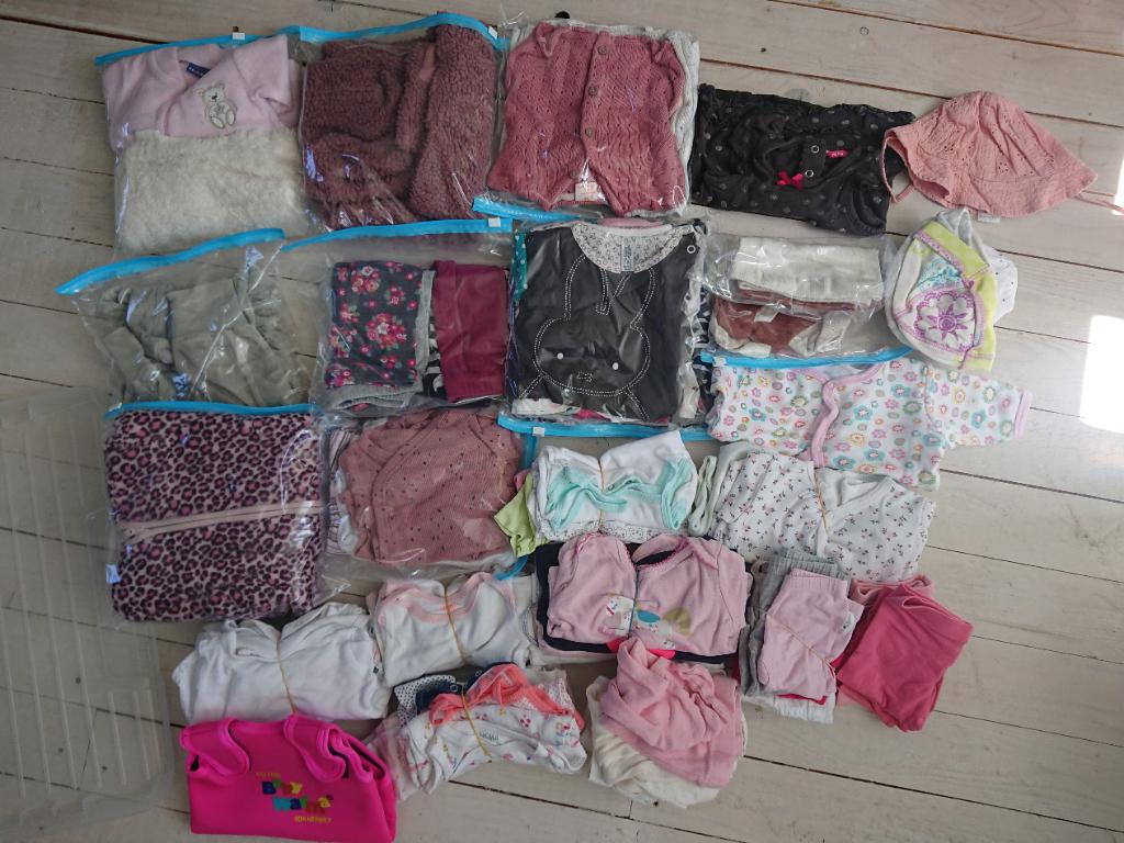 Babykleding maat 50/56 pakket, Ophalen, Gebruikt, Maat 50