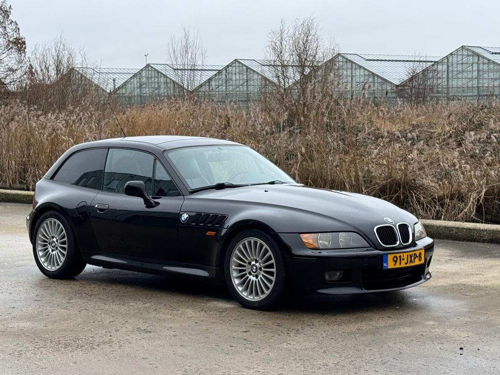 BMW Z3 2.8 Coupe 2000 Zwart, Achterwielaandrijving, Zwart, Zwart, 1200 kg