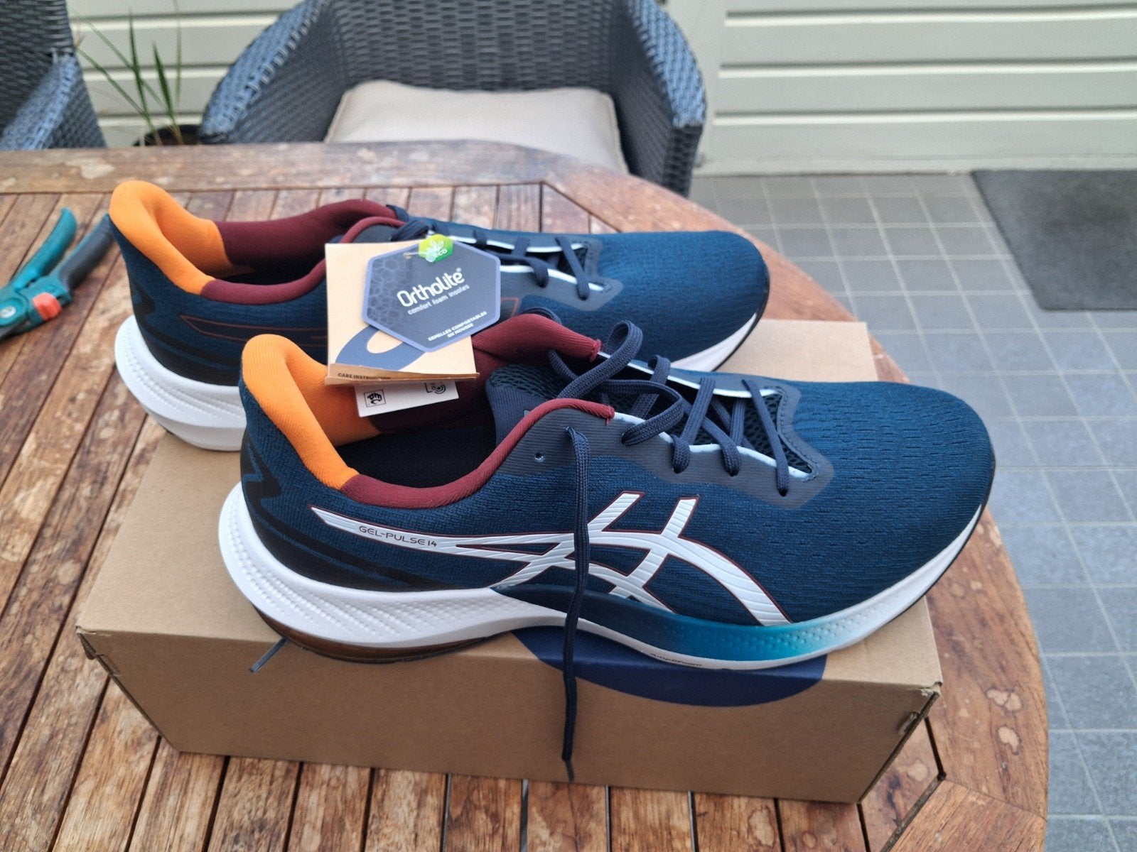 ASICS Ortholite GEL-PULSE 14 Hardloopschoenen  Maat 46 Nieuw, Hardloopschoenen, Nieuw, Ophalen of Verzenden, Hardlopen