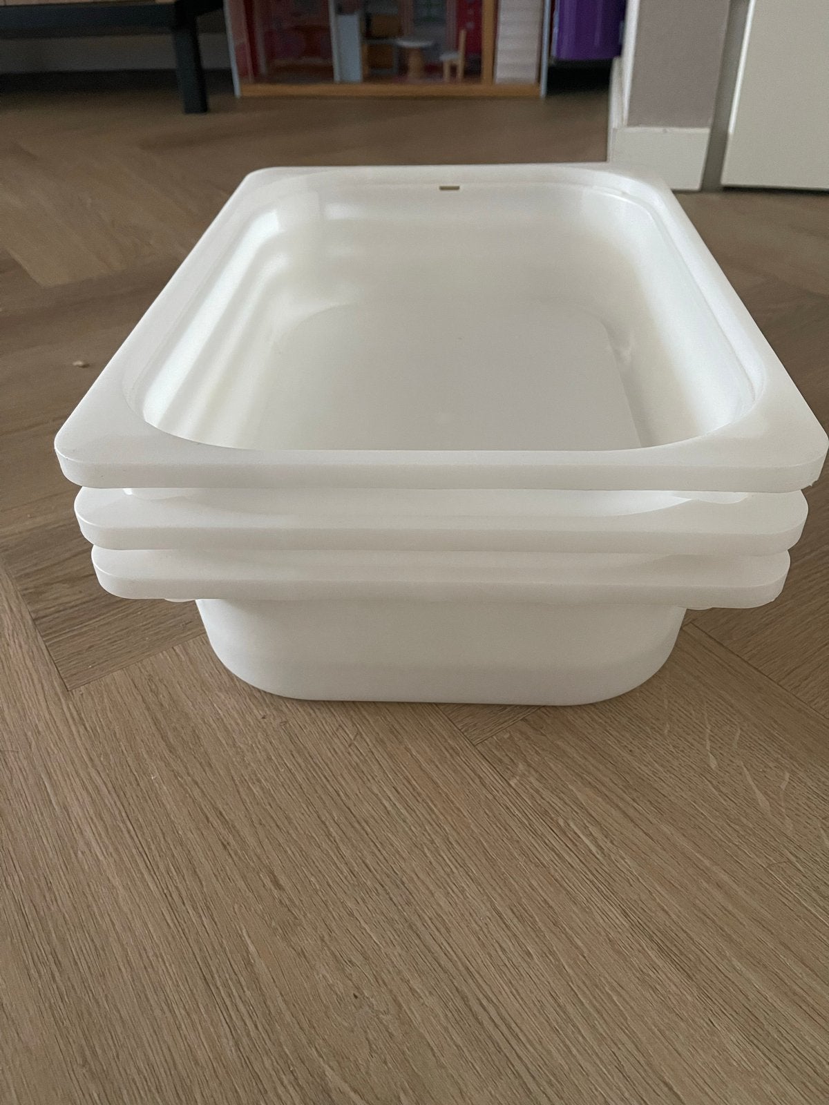 IKEA Trofast bakken - 3 stuks, wit, Ophalen, Gebruikt, Jongen of Meisje