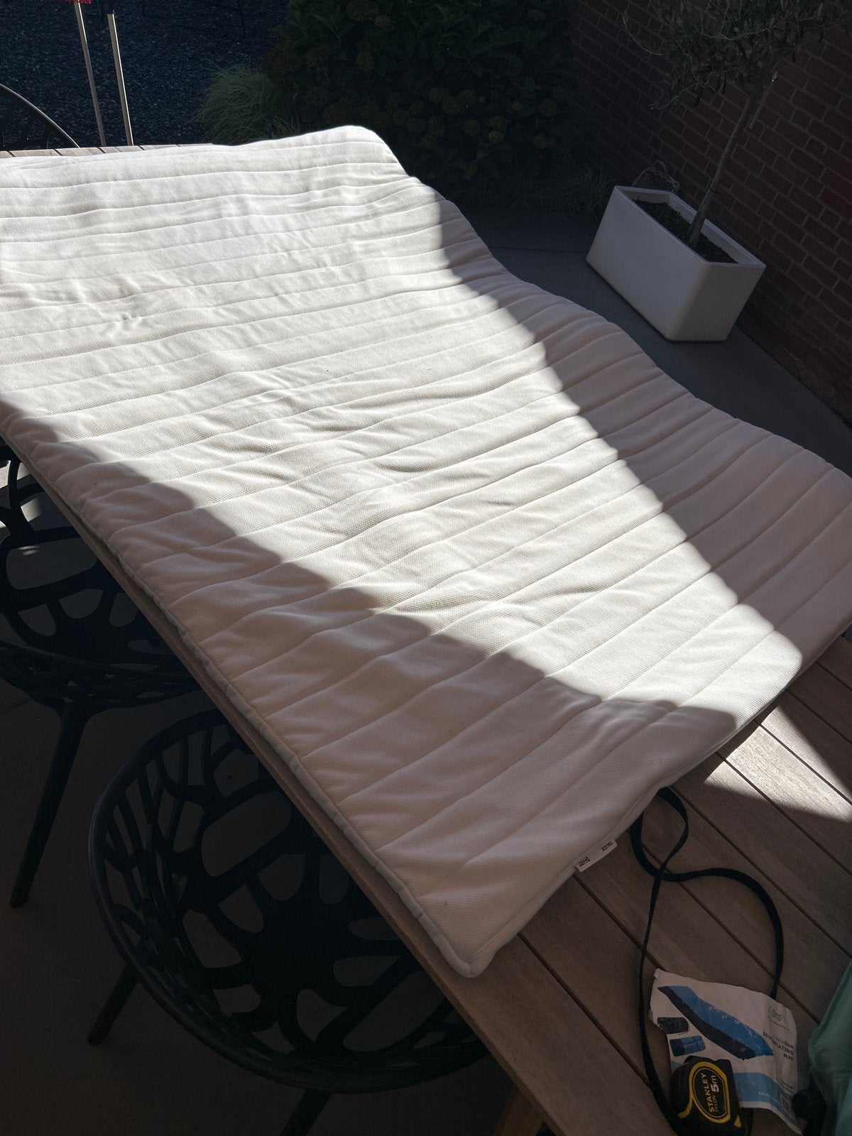 IKEA Talgje topper 140x90 cm - Zo goed als nieuw, Ophalen, Eenpersoons, 190 cm of minder, Zo goed als nieuw