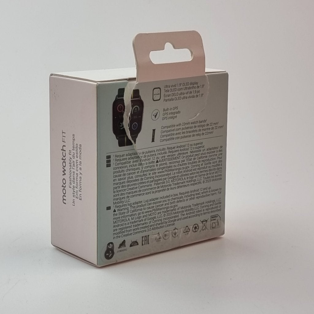 Motorola Moto Watch Fit Smartwatch | Nieuw in seal, Motorola, Nieuw, Support@motorola.com, 222 W. Merchandise Mart Plaza
Suite 1800
Chicago, IL 60654
United States