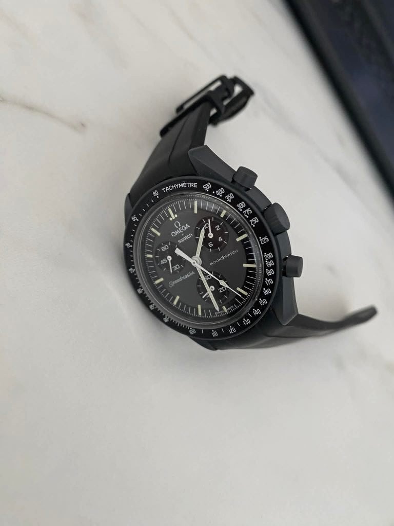 Omega x Mission To Mercury - Custom strap, Ophalen of Verzenden, Zo goed als nieuw, Omega