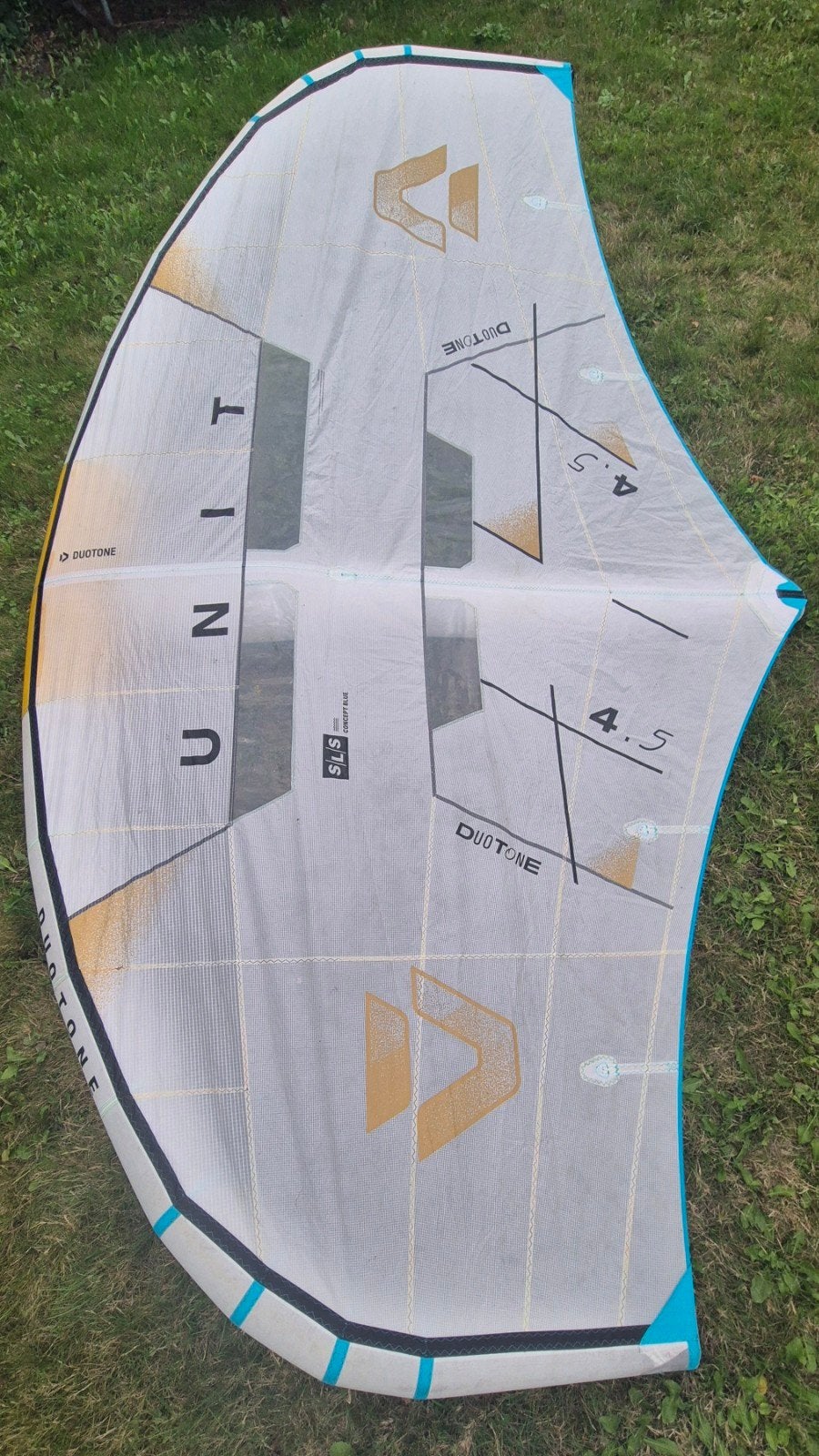Duotone Unit SLS 4.5 (2026) + giek, Ophalen, Zo goed als nieuw, Wingsurf-wing
