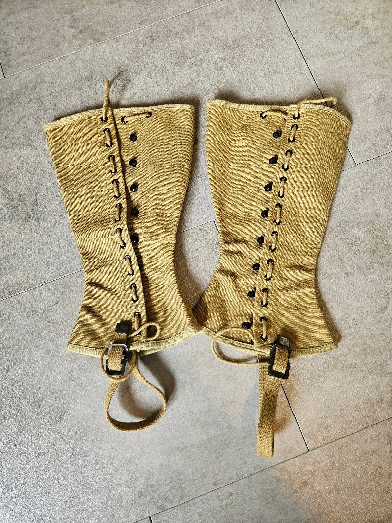 Amerikaanse WO2 Gaiters, Verzamelen, Ophalen of Verzenden, Landmacht, Amerika, Kleding of Schoenen