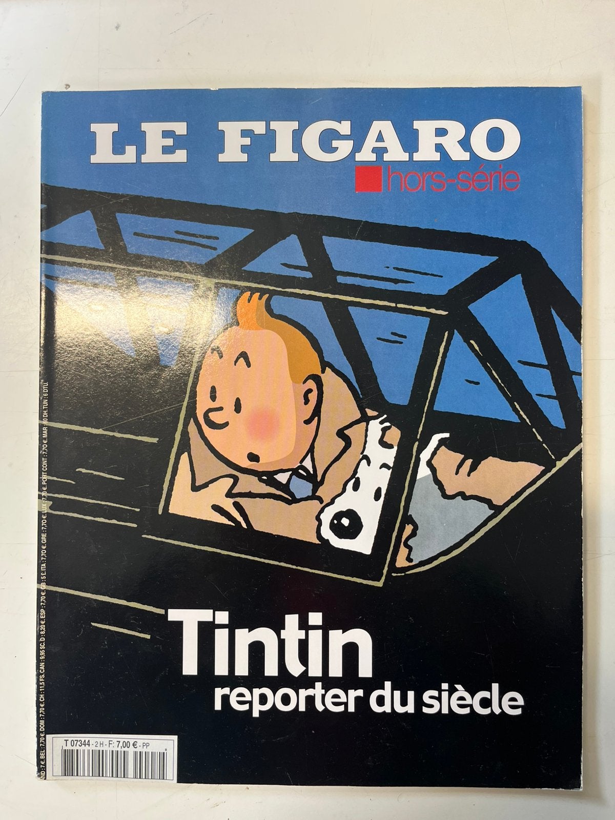 SPECIALE UITGAVE VAN FIGARO - opgedragen aan KUIFJE, Eén stripboek, Ophalen of Verzenden, Zo goed als nieuw