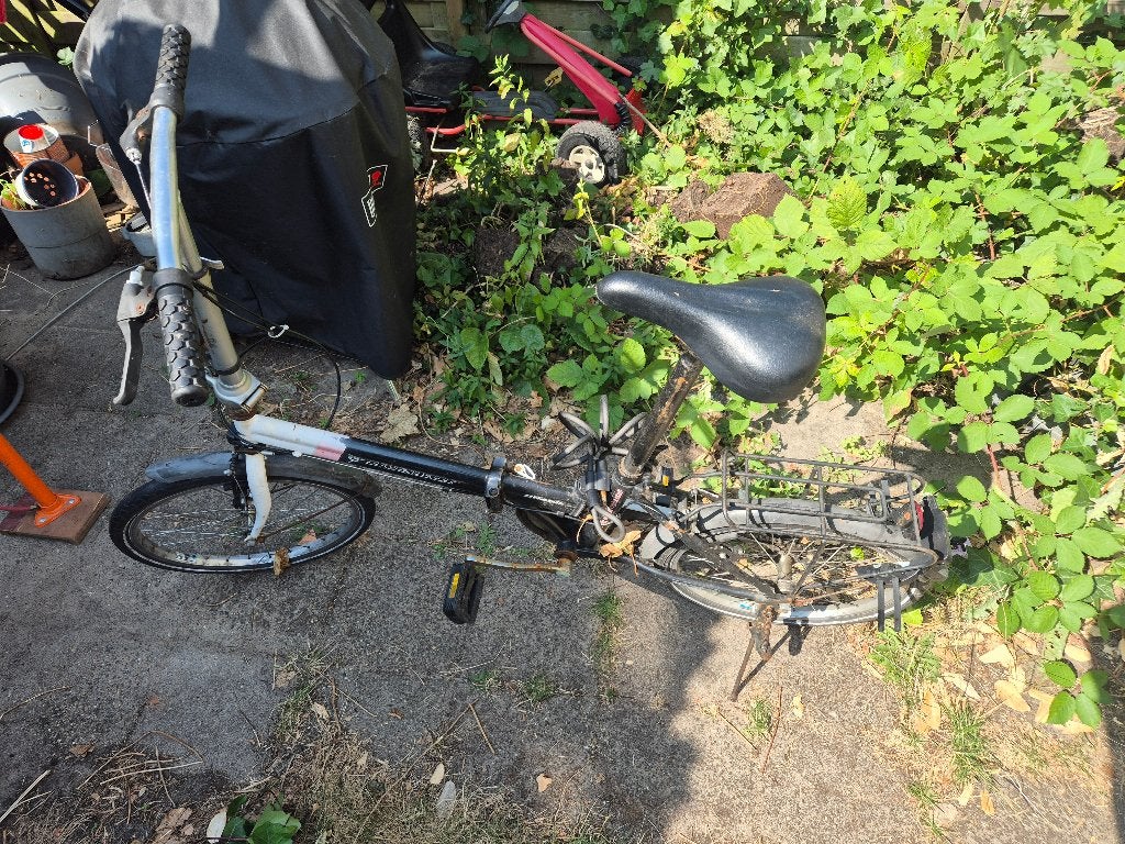 Vouwfiets Dunlop Illnois, Gebruikt, 16 tot 18 inch, Totaal opvouwbaar, Schijfrem