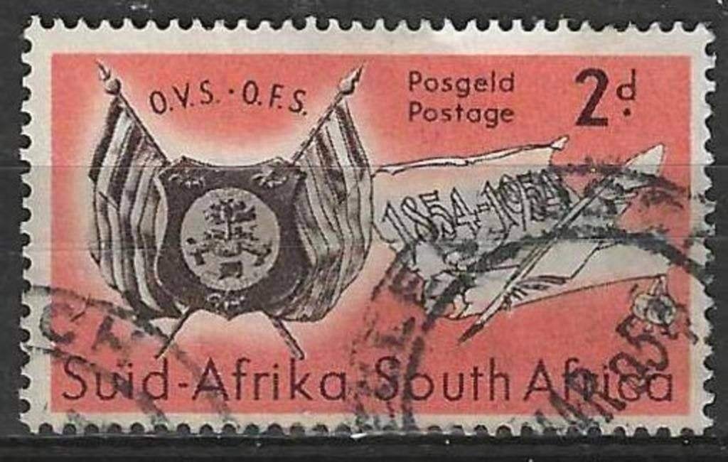 Zuid-Afrika 1954 - Yvert 199 - Oranje Vrijstaat (ST), Postzegels en Munten, Verzenden, Zuid-Afrika, Gestempeld