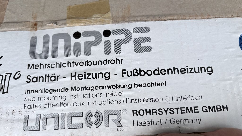 unipipe 25x2,5 mm, Pvc, 6 meter of meer, Overige typen, Nieuw