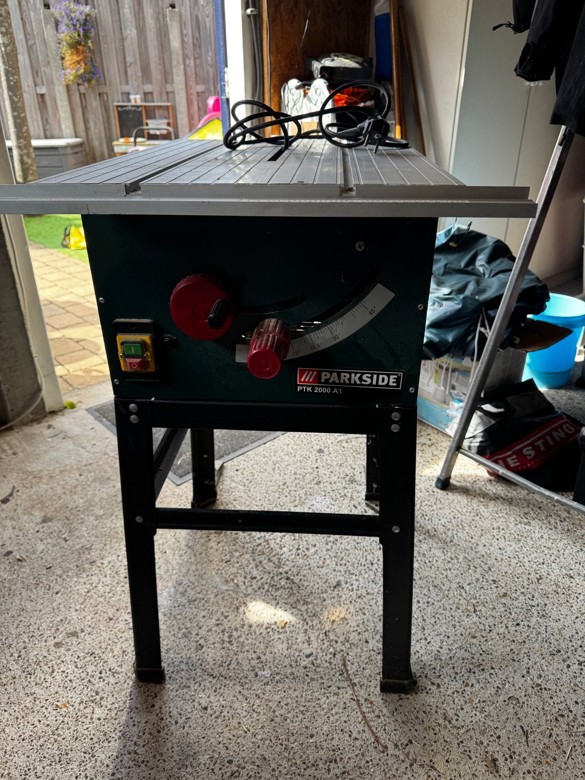 Parkside Tafelzaag PTK 2000 A1 - Zo goed als nieuw, Doe-het-zelf en Verbouw, Gereedschap | Zaagmachines, 70 mm of meer, Overige typen