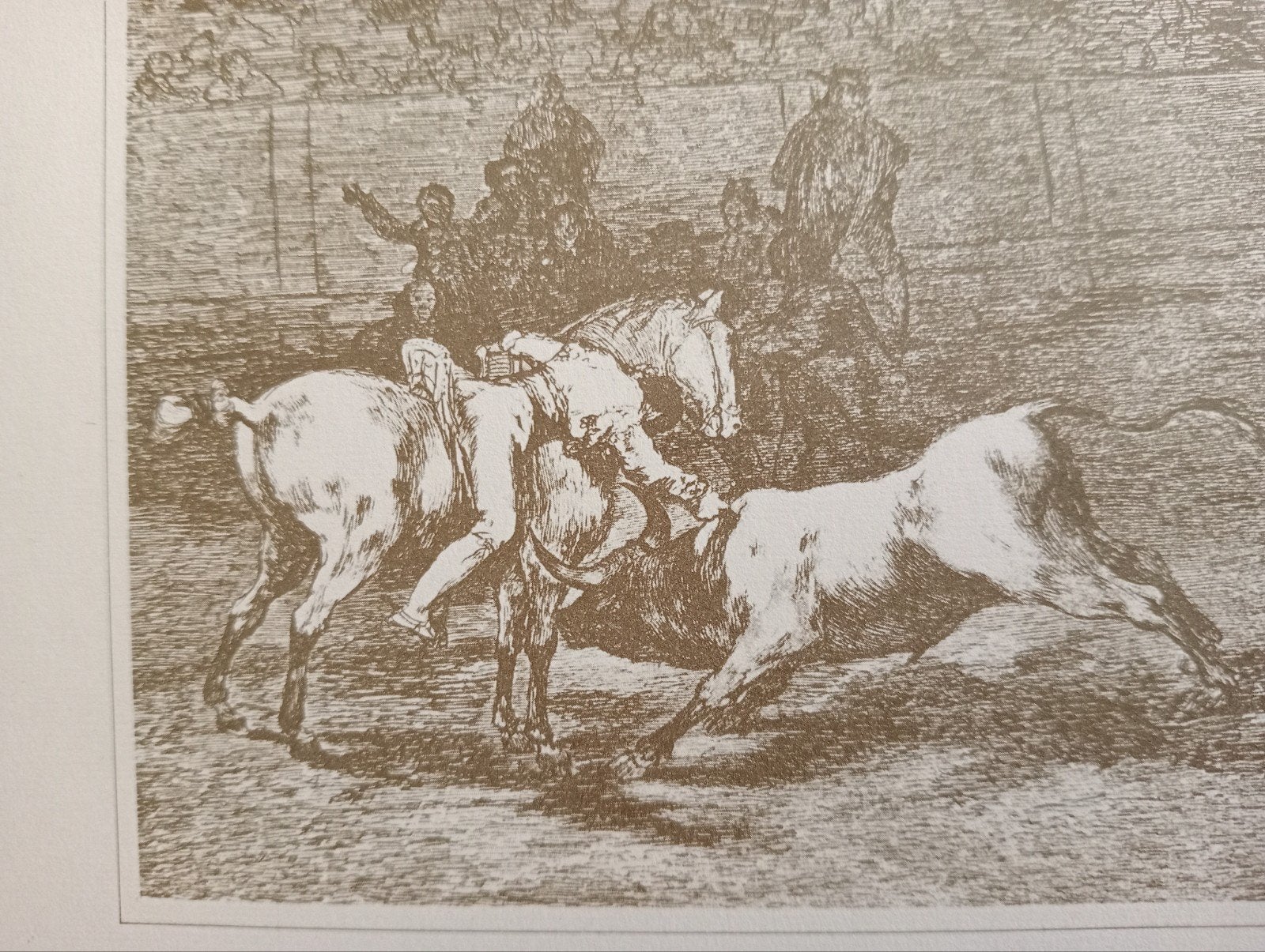 Goya Tauromaquia Stierenvechten prent, Antiek en Kunst, Ophalen of Verzenden