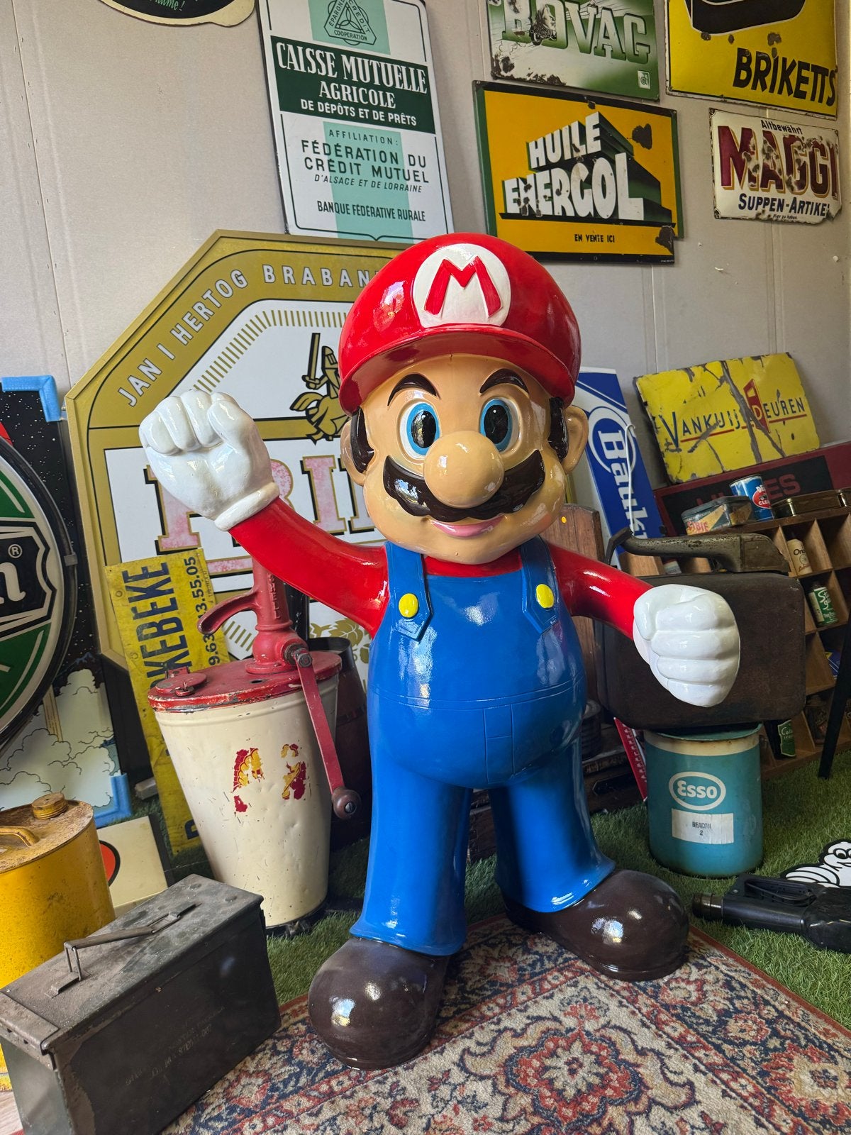Groot Mario Bros. Beeld - Perfect voor Gamers en Verzamelaar, Ophalen, Gebruikt, ., .