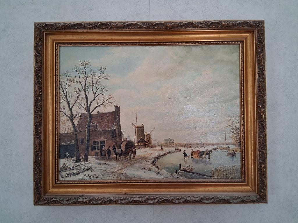 Schilderij, Antiek en Kunst, Kunst | Schilderijen | Klassiek, Ophalen