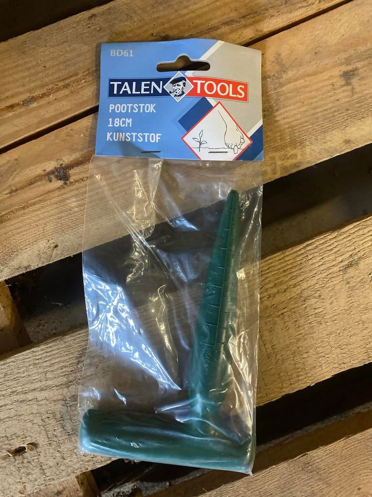 5x Nieuwe Talen Tools Pootstok 18cm Kunststof, Tuin en Terras, Hand-tuingereedschap, Onbekend, Ophalen of Verzenden, Onbekend