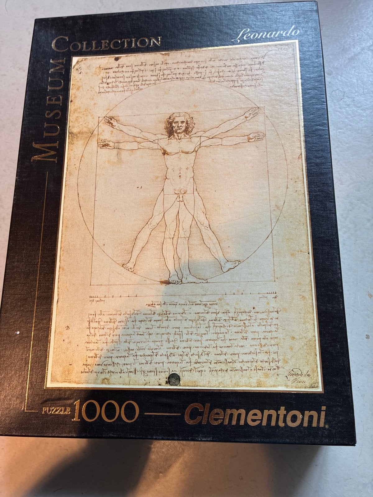 Nieuwe Clementoni Museum Collection Leonardo puzzel 1000 stu, Ophalen of Verzenden, 500 t/m 1500 stukjes, Nieuw, Legpuzzel