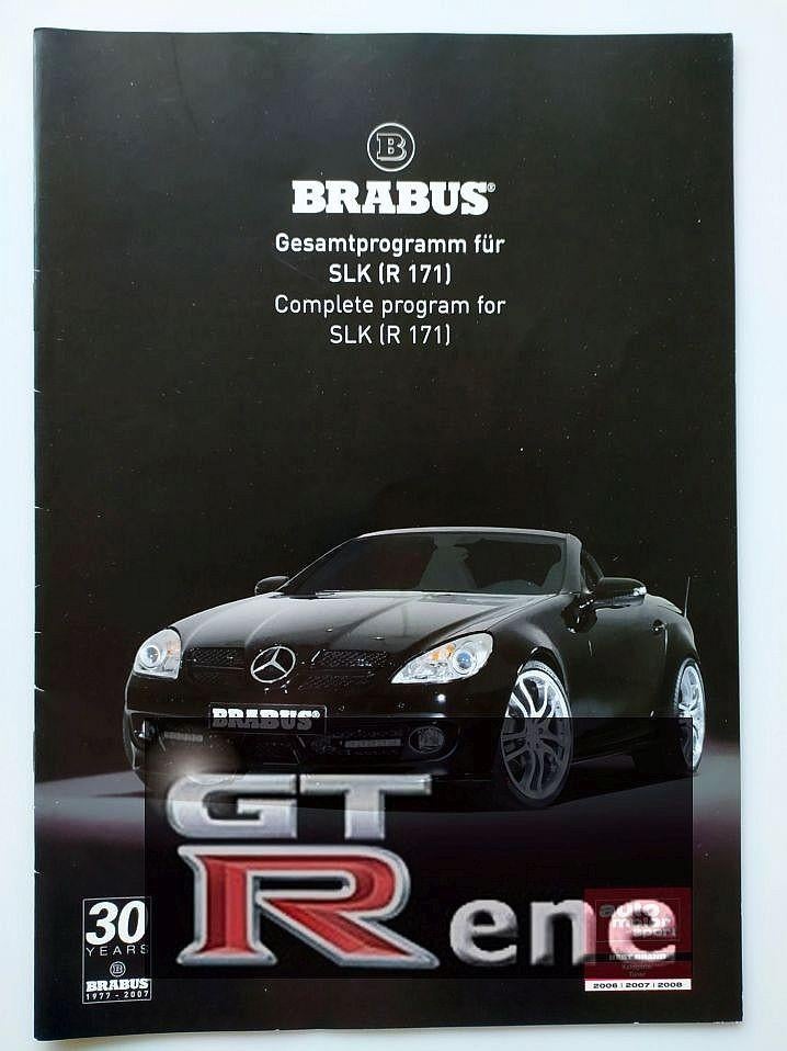 Brabus SLK R171 program 2007 30 years Brochure Folder, Ophalen of Verzenden, Zo goed als nieuw, Overige merken