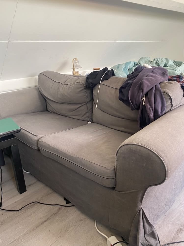 IKEA EKTORP 2-zits bankje, Huis en Inrichting, Ophalen, 2 zitter, Gebruikt, 150 tot 200 cm