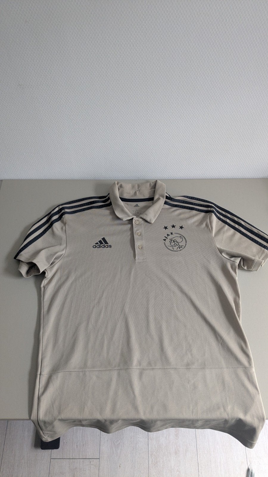 Ajax Polo Maat M Goud editie 2018-2019, Maat 48/50 (M), Ophalen of Verzenden, Zo goed als nieuw, Adidas