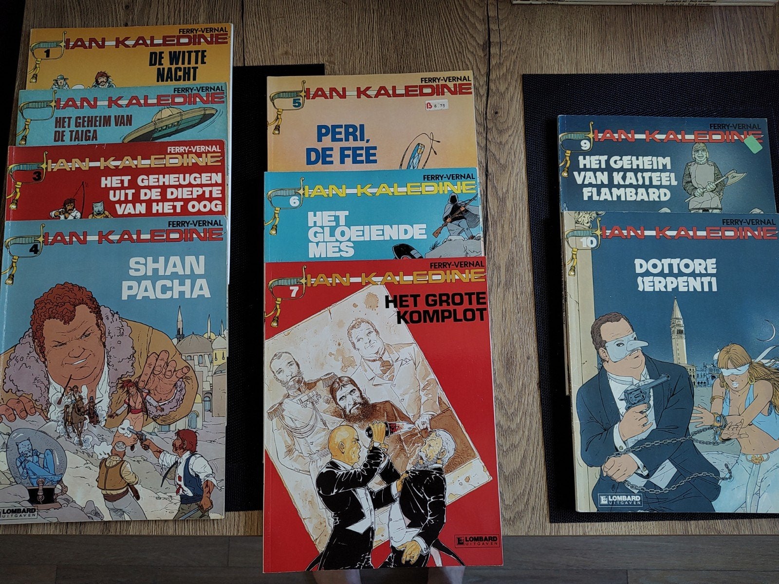 Ian Kaledine stripboeken - (9 delen), Meerdere stripboeken, Ophalen of Verzenden, Gelezen