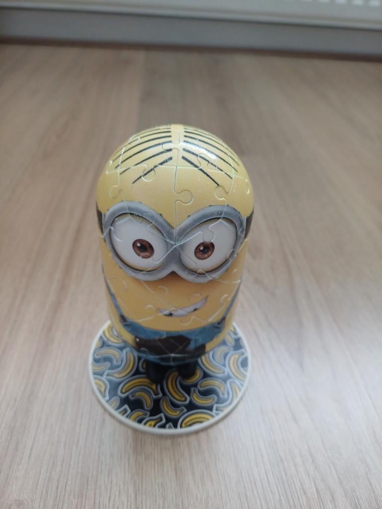 Minions 3D Puzzel - Leuk voor jong en oud!, Ophalen of Verzenden, Meer dan 50 stukjes, Zo goed als nieuw, 6 jaar of ouder