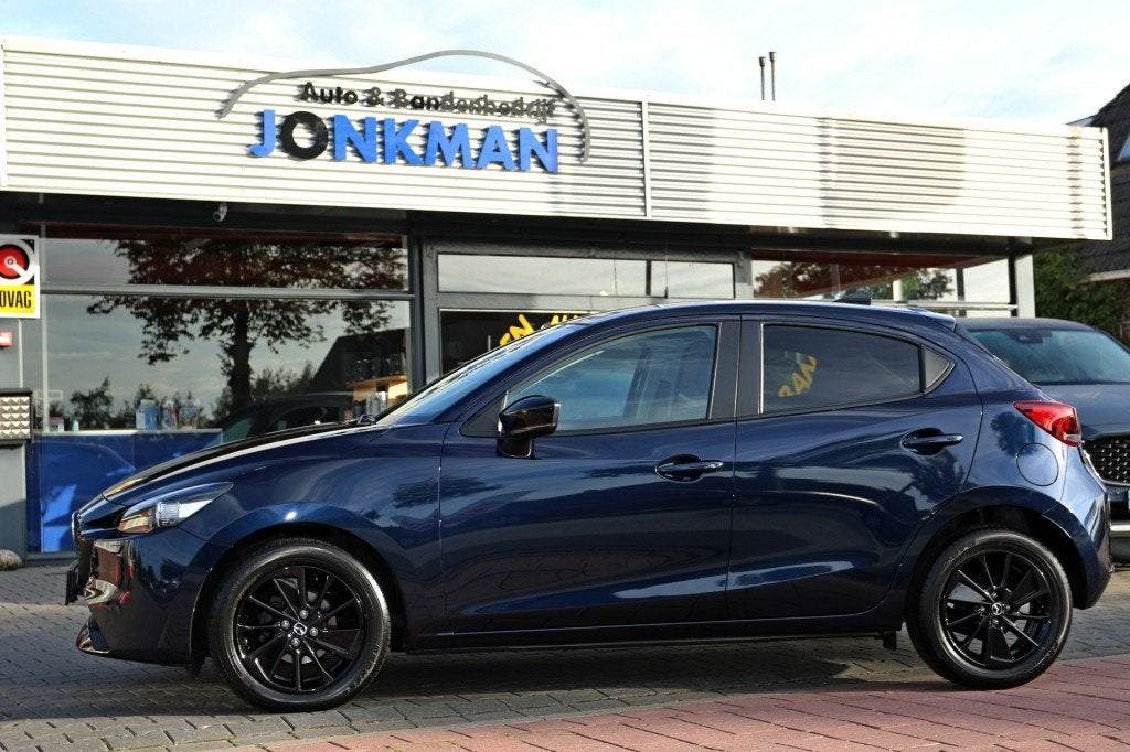 Mazda 2 1.5 E-SA-G HOMURA NIEUWSTAAT!  >11051km<, Auto's, Gebruikt, 4 cilinders, Met garantie (alle), Blauw