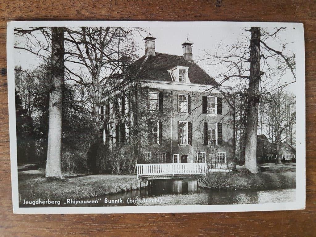 Ansichtkaart Jeugdherberg Rhijnauwen Bunnik bij Utrecht, Verzenden, 1940 tot 1960, Ongelopen, Utrecht