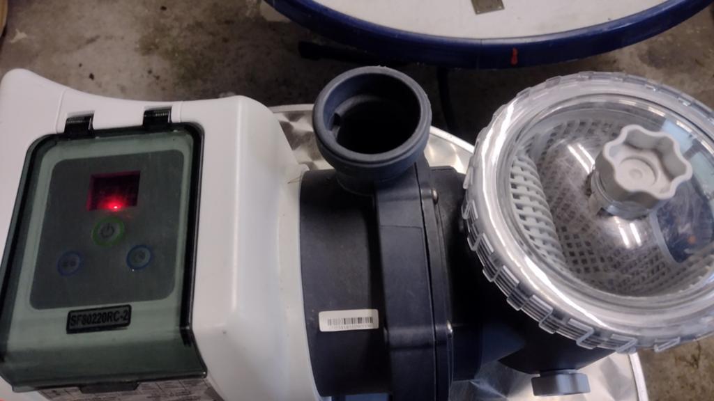 Intex zandfilterpomp, model SF80220RC-2,, Ophalen of Verzenden, Zo goed als nieuw, Zwembadpomp