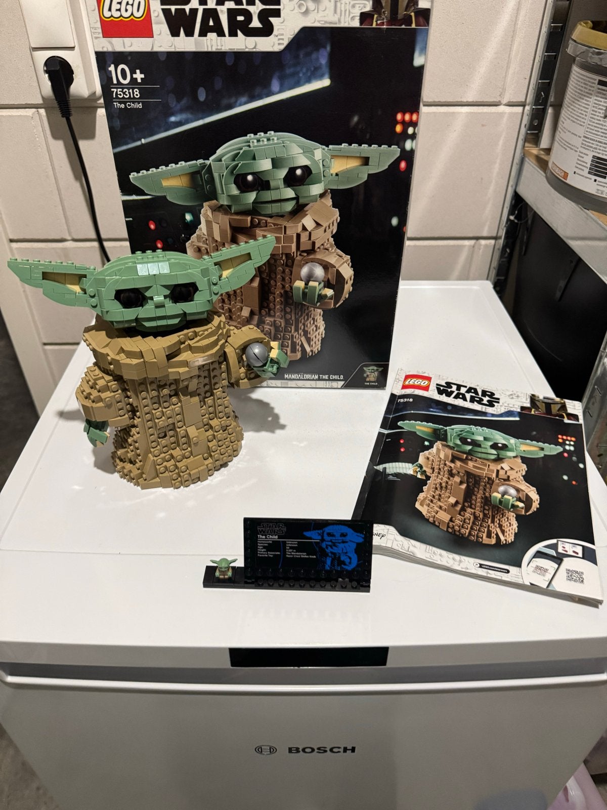 LEGO Star Wars The Child (Grogu) - Set 75318, Kinderen en Baby's, Star Wars, Lego, Ophalen of Verzenden, Zo goed als nieuw