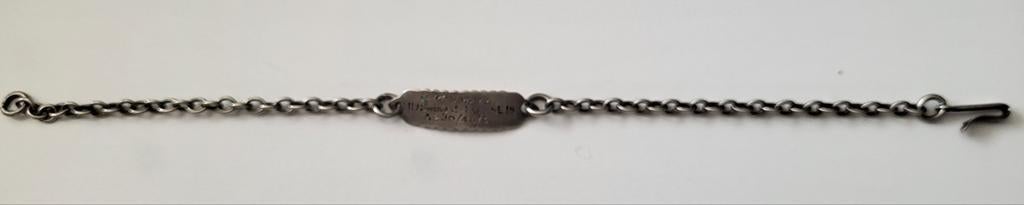 Te koop zilveren identiteitsarmband, Ophalen of Verzenden