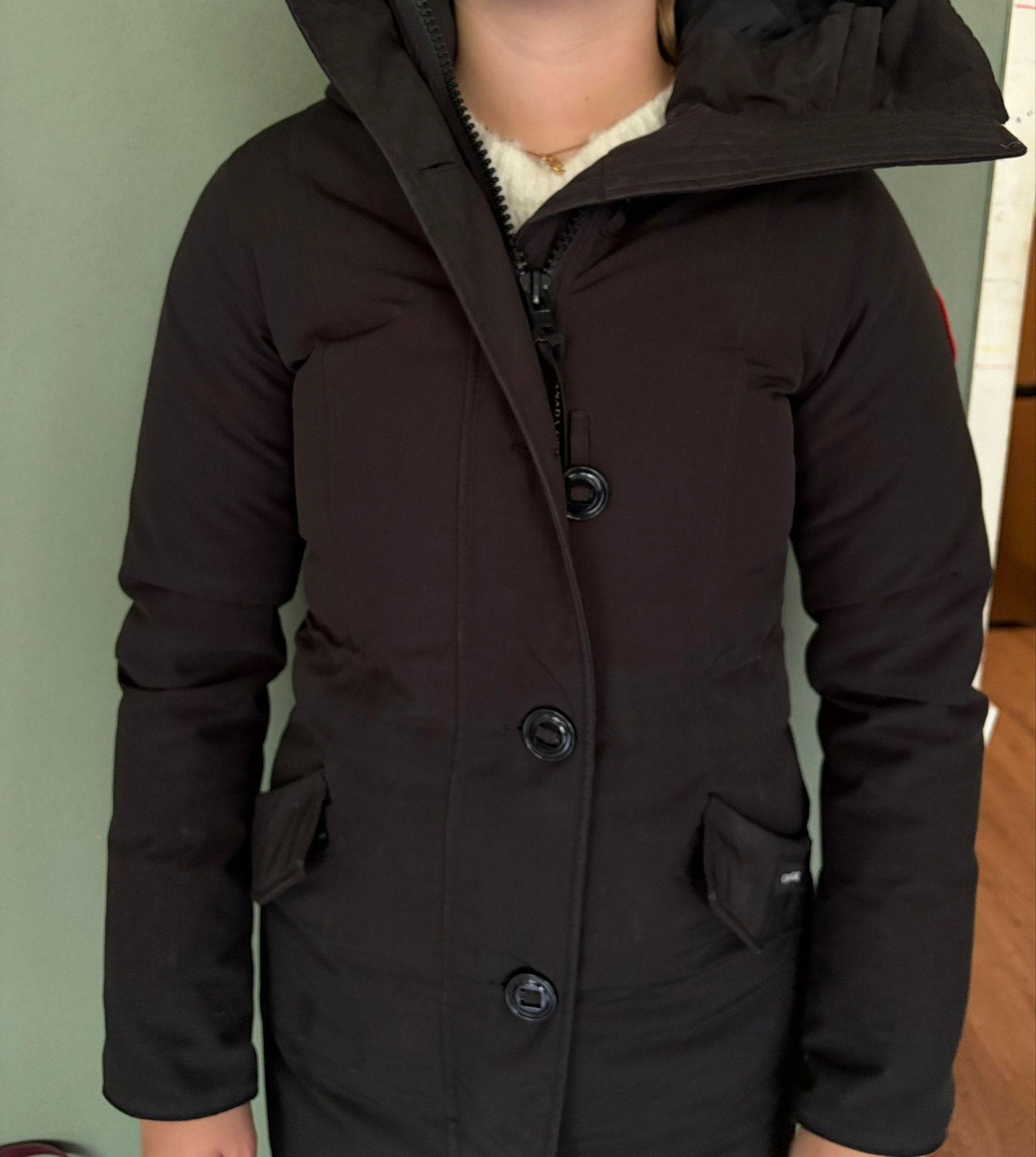 Canada Goose jas zwart, maat XS, Ophalen of Verzenden, Zo goed als nieuw, Maat 34 (XS) of kleiner, Canada Goose