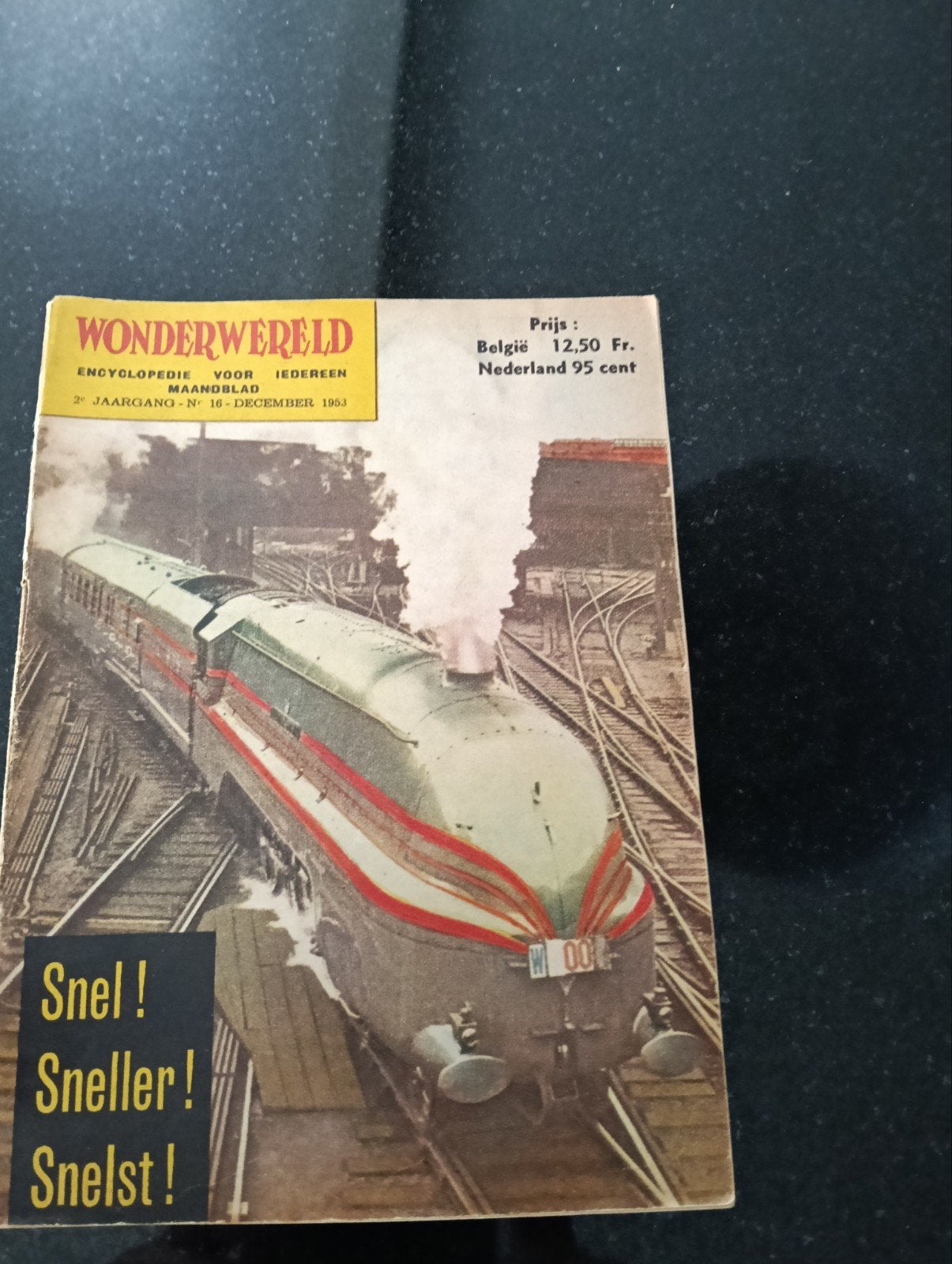 Wonderwereld Encyclopedie - December 1953 - Trein, Boeken, Ophalen of Verzenden, Gelezen, Overige typen