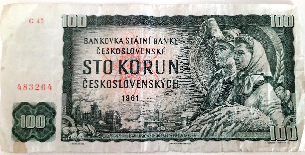 4x Kurun Tschechoslowakeie briefgeld., Ophalen of Verzenden, Overige landen, Los biljet