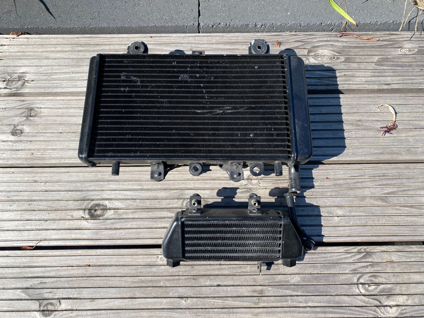 Triumph Tiger 955i radiateur en oliekoeler, Motoren, Ophalen