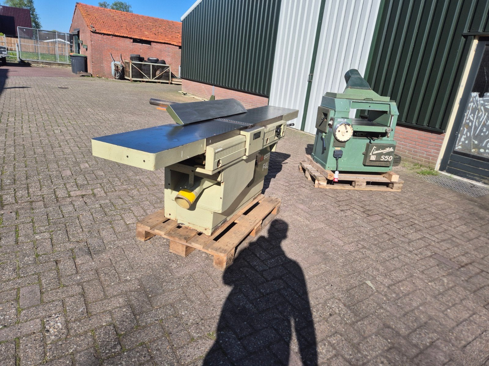 Scm vlakbank en vandiktebank 50 breed setje schaafmachines