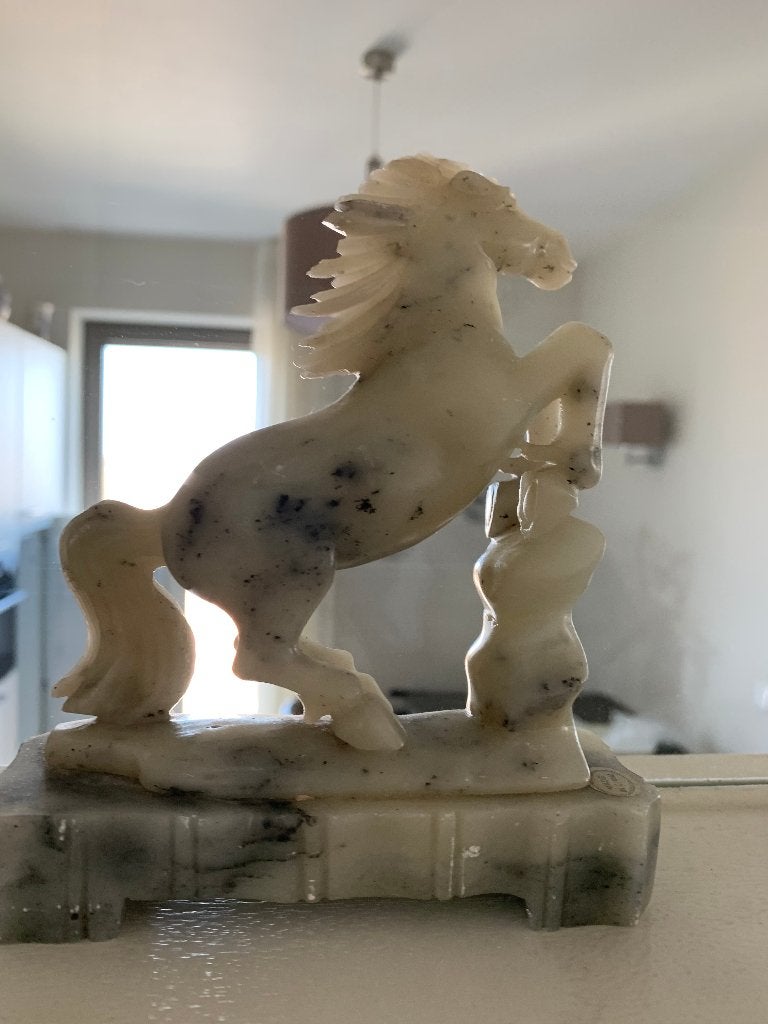Te koop beeldje:  steigerend paard, Ophalen, Zo goed als nieuw