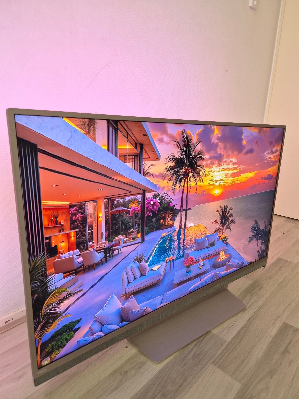 Philips Premium 49 inch 4K UHD Ambilight 3-zijdig, Ophalen, Philips, 50 Hz, Zo goed als nieuw