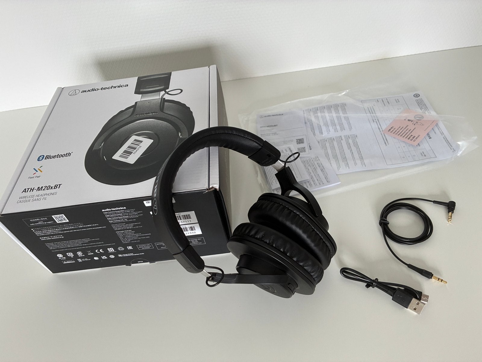 Audio-technica ATH-M20xBT, Verzenden, Gebruikt, Over-ear