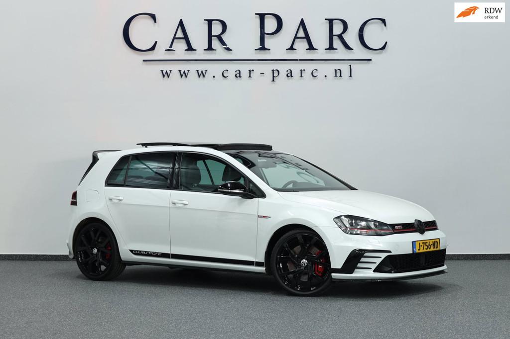 Volkswagen Golf 2.0 TSI GTI Clubsport 265+PK LED/PANO/LEDER+, Auto's, Gebruikt, Euro 6, 4 cilinders, Wit