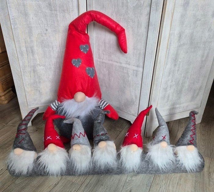 grote gnome trol kabouter + gnome trol kabouter deurstopper, Diversen, Ophalen of Verzenden, Zo goed als nieuw
